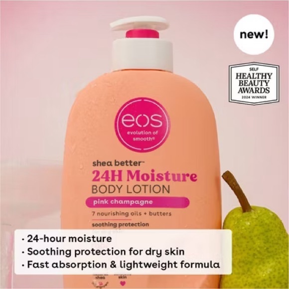 eos Shea Better 24H Moisture Body Lotion, NEW - Picture 3 of 6